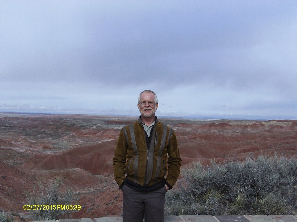 Painted Desert and vast Arizona sky in late February 2015